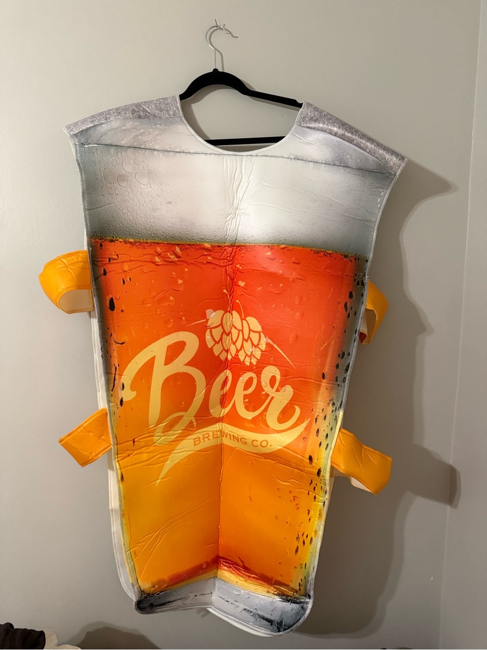 Spirit Halloween Beer Pint Glass Costume Adult One Size Brewing Co Novelty
